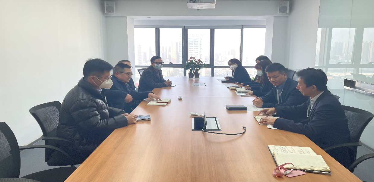 長安財通與陜西金融資產(chǎn)管理股份有限公司、融創(chuàng)西北公司座談交流